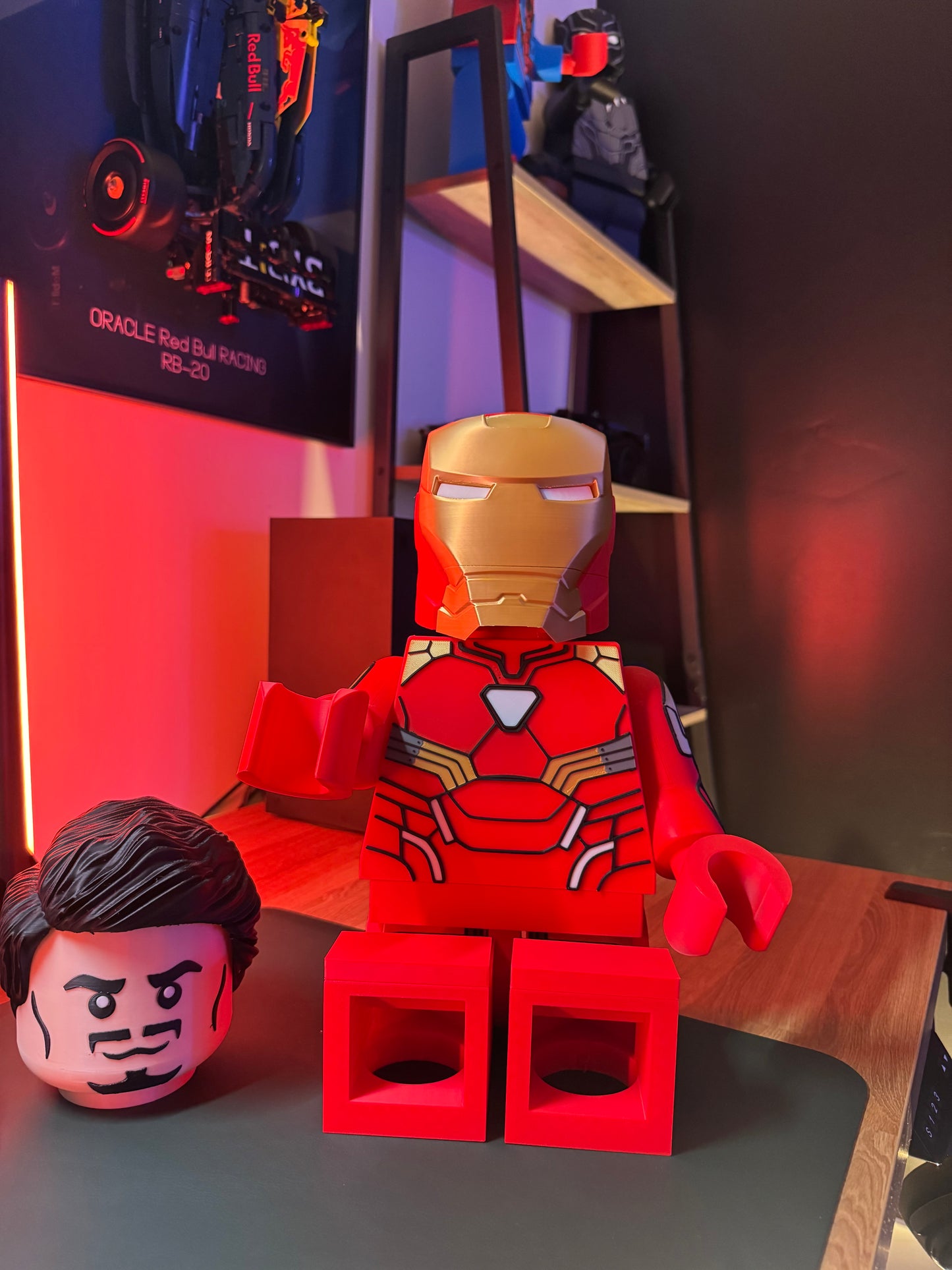 Iron Man (Tony Stark) Style Building Block Marvel Minifigure