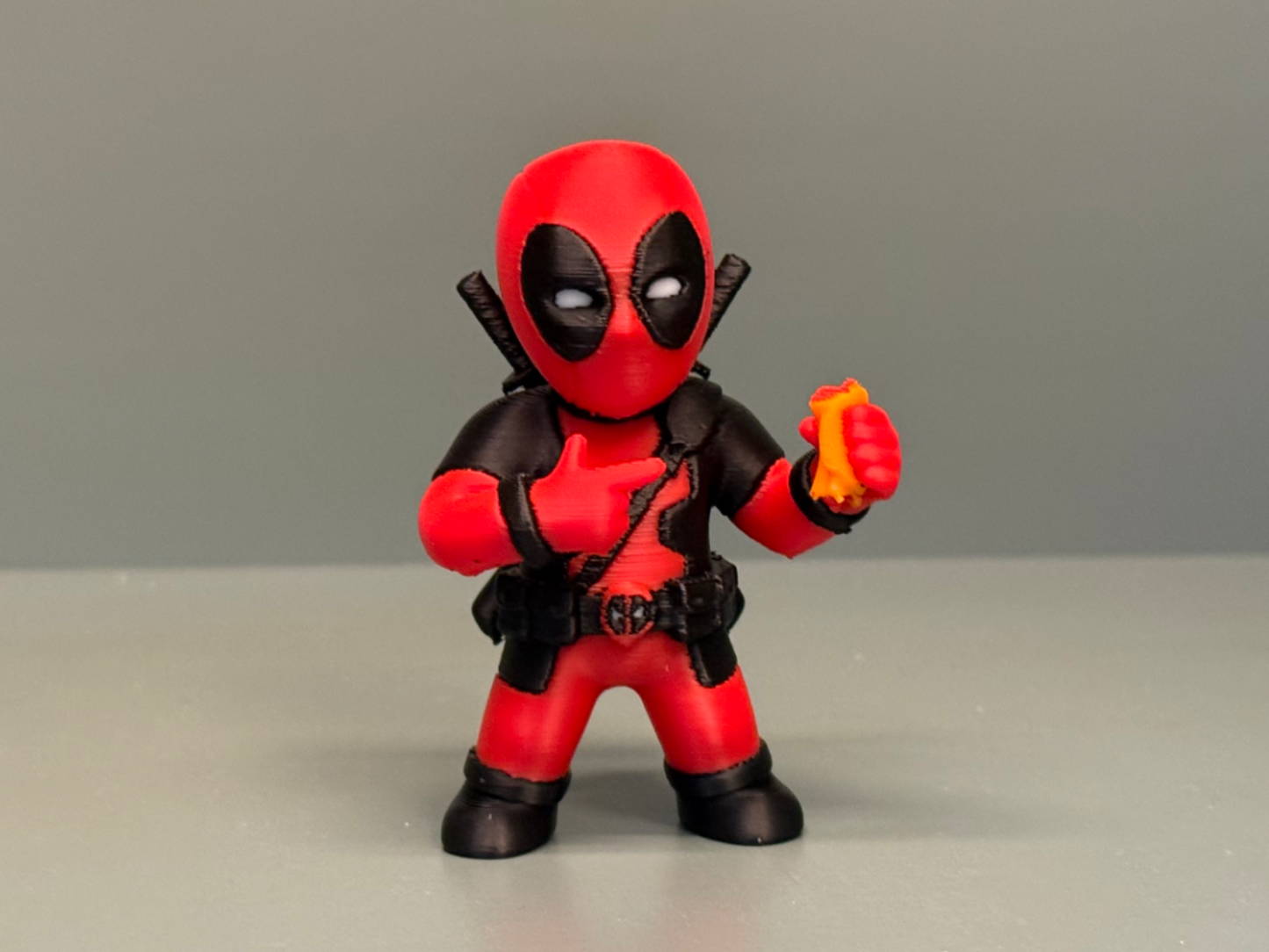 3D Printed Deadpool's Taco Time 3D Q Version