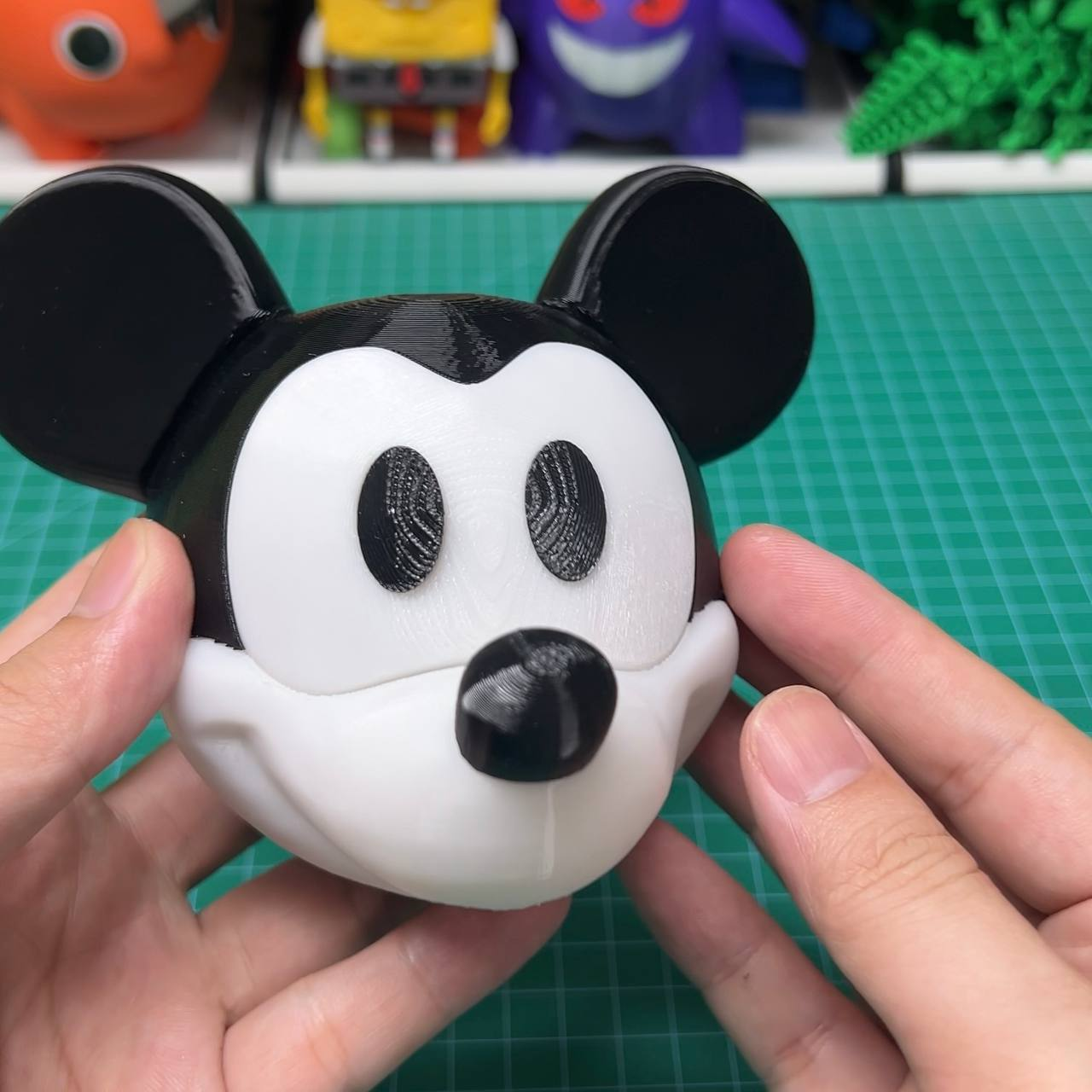 Mickey Mouse Building Block Model