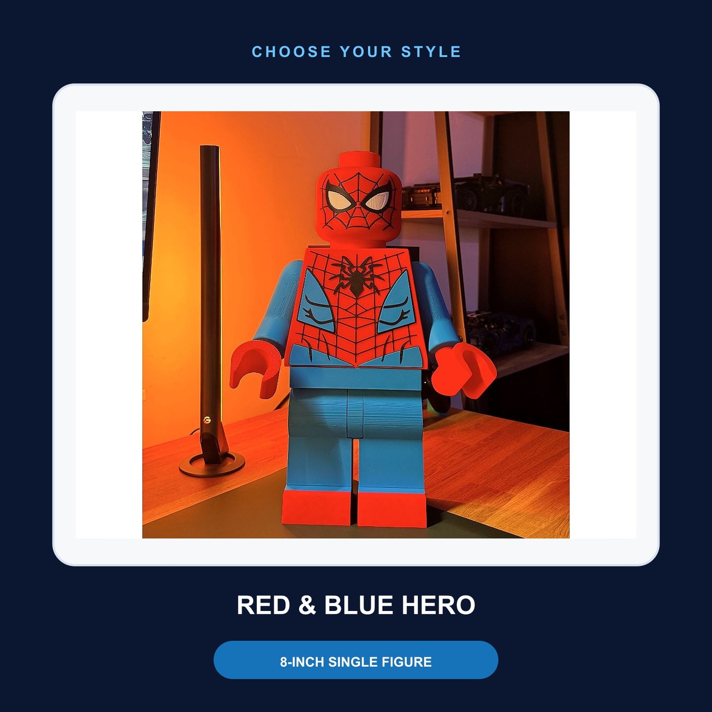 3D-Printed Hero Desk Figures & Duo Sets | Collectible Decor