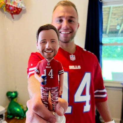 Personalized Clay Bobblehead: Custom 3D Statue, Sports & Pet Gifts