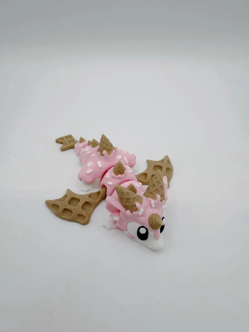 Hatchling Dragon – 3D Printed Articulated Baby Dragons with Fantasy Eggs