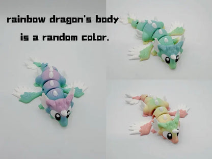 Hatchling Dragon – 3D Printed Articulated Baby Dragons with Fantasy Eggs