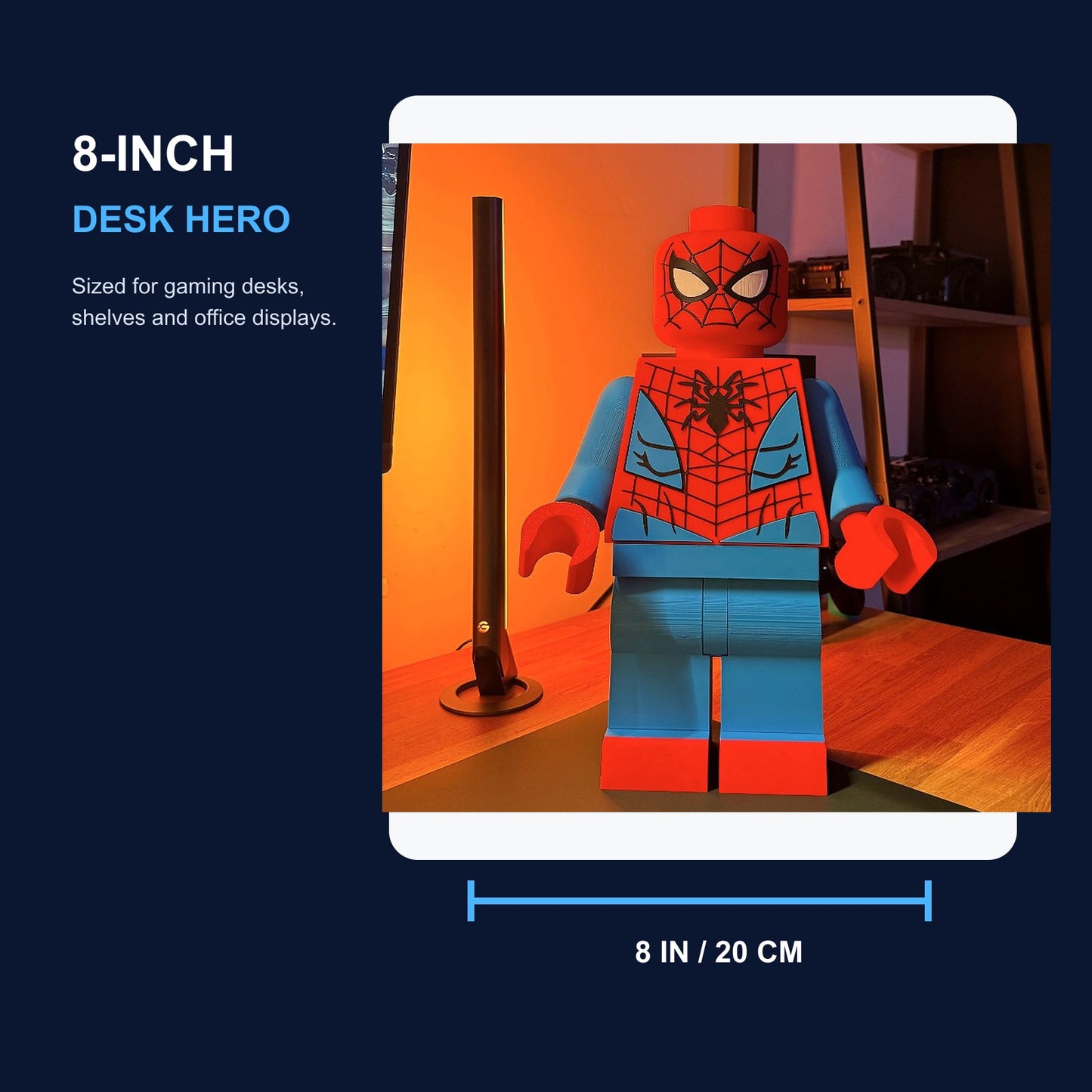 3D-Printed Hero Desk Figures & Duo Sets | Collectible Decor