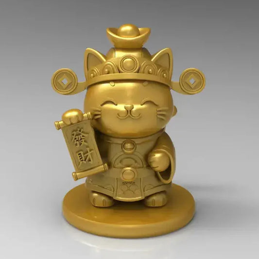3D Printed Chinese New Year Fortune Cat