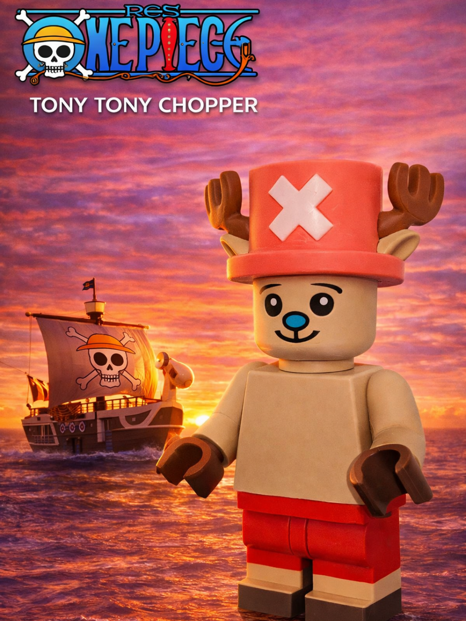3D Printed Tony Tony Chopper 8inches（One Piece）