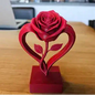 3D Printed Eternal Rose Heart – The Perfect Valentine’s Day Gift