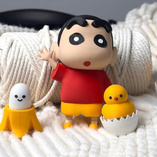 3D Printed crayon shin