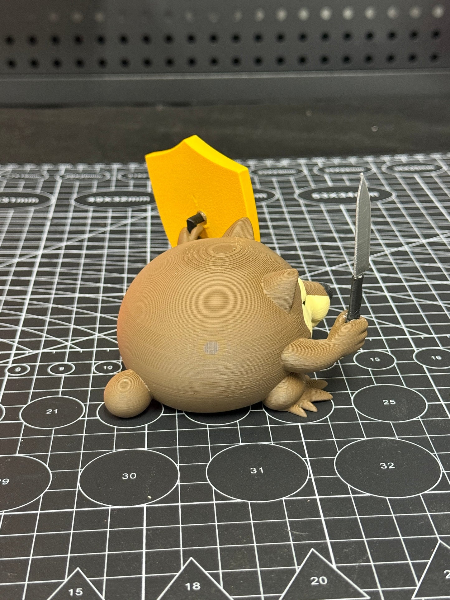 3D Printed Blade Shield Dog