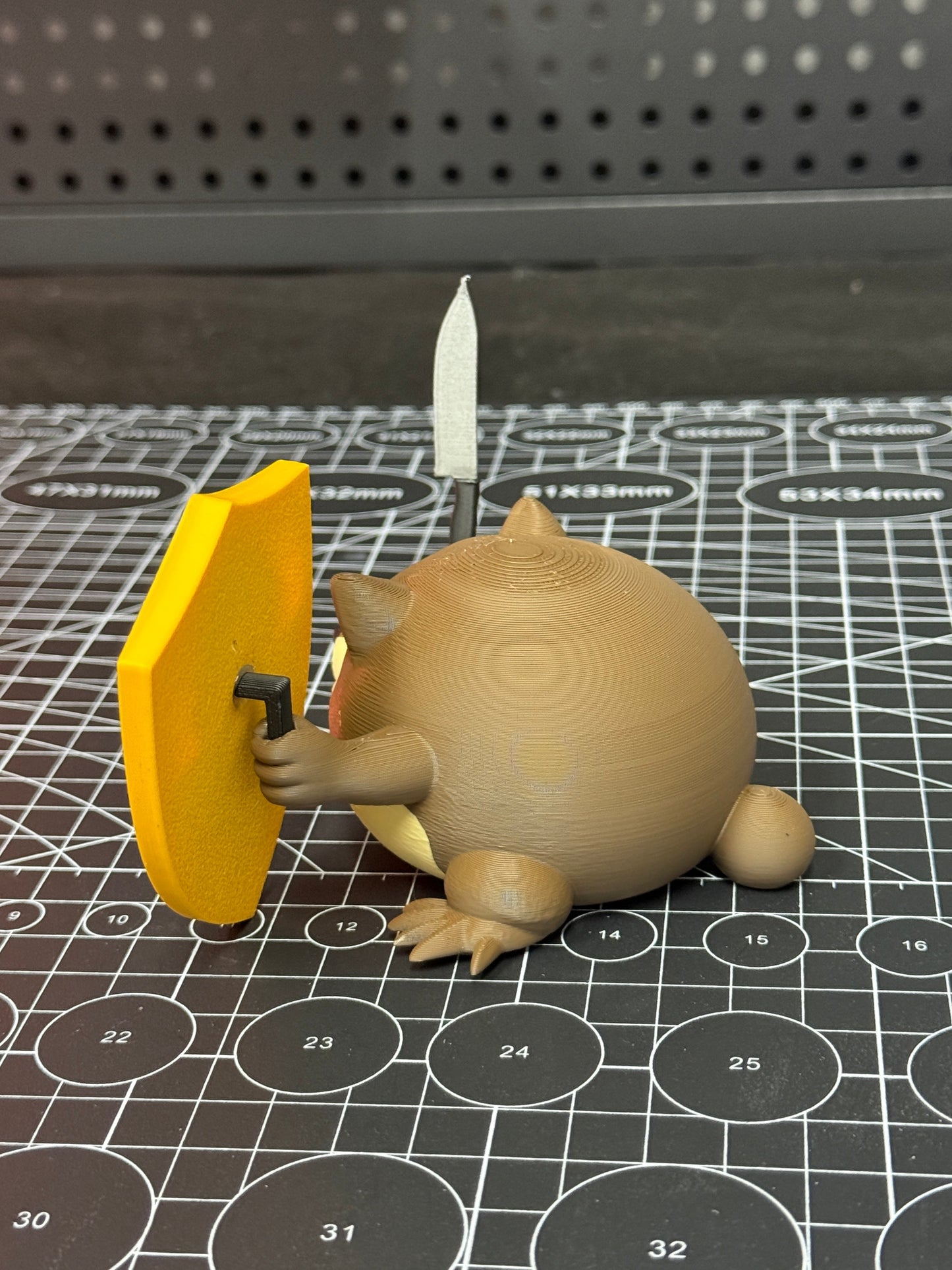 3D Printed Blade Shield Dog