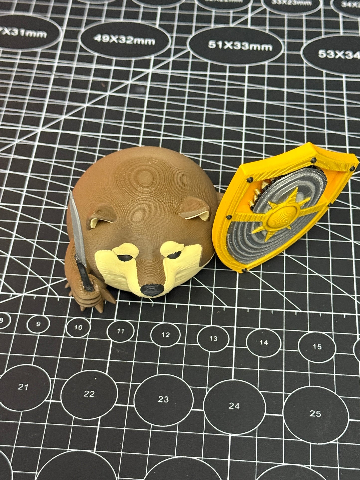3D Printed Blade Shield Dog