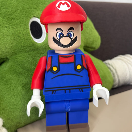 3D Printed LEGO Mario 8inches