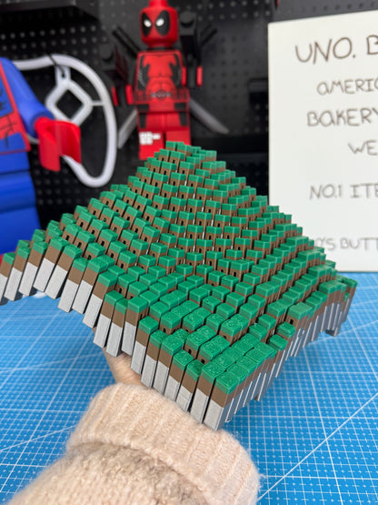 3D Printed Pixel‑style Stress‑relief Lawn Toy