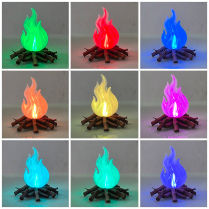 3D Printed PLA Ambient Flame Lamp（Free shipping for a limited time）
