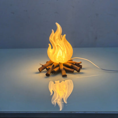 3D Printed PLA Ambient Flame Lamp（Free shipping for a limited time）