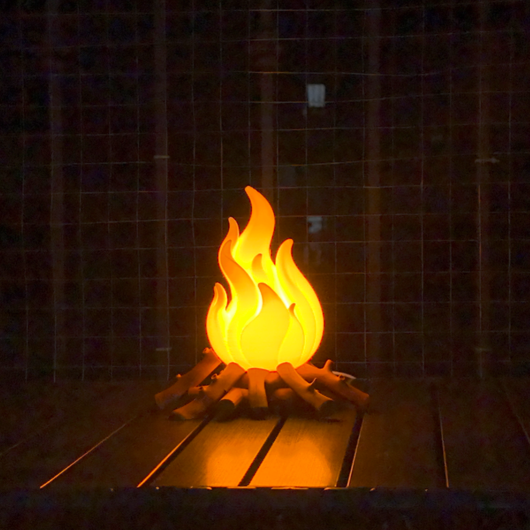 3D Printed PLA Ambient Flame Lamp（Free shipping for a limited time）