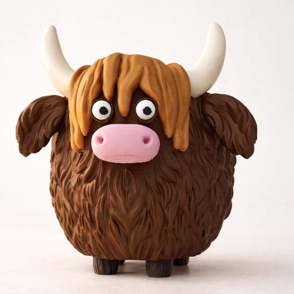Cow-shaped flower pot