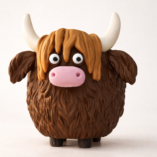 Cow-shaped flower pot
