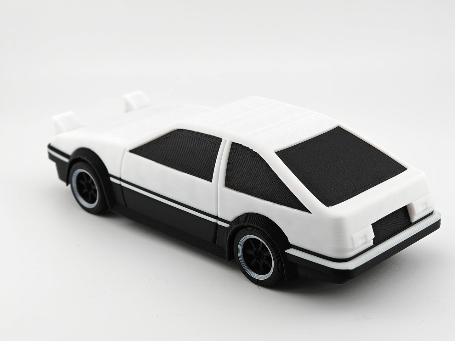 Reverse‑driving RC car
