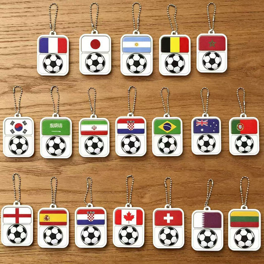 World Cup-football clicker keychains