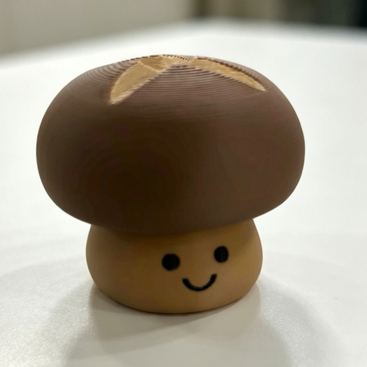 Clicky Mushroom Keychain