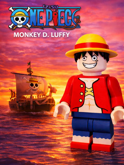 3D Printed Monkey D. Luffy 8inches （One Piece）