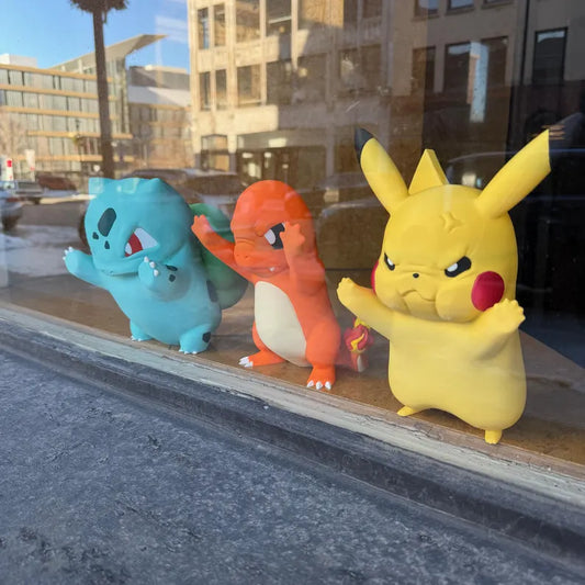 Starter Creature Window Set – Cozy Window Sill Display – Kawaii Home Decor