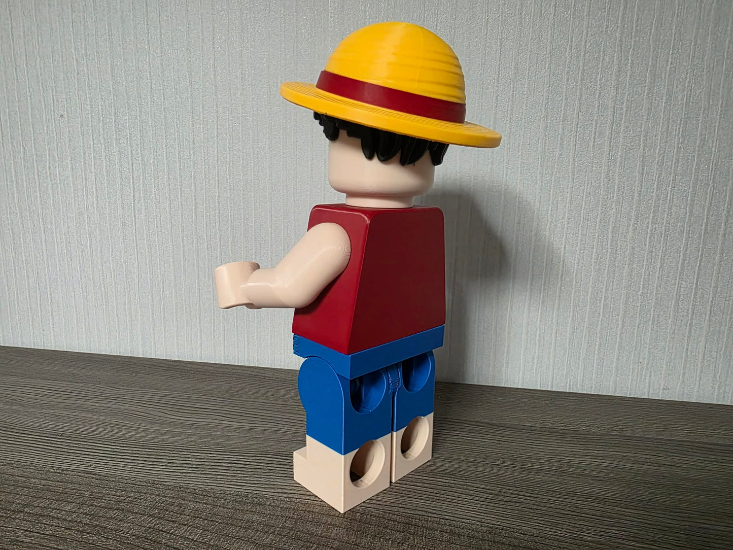3D Printed LEGO Luffy 8inches （One Piece）