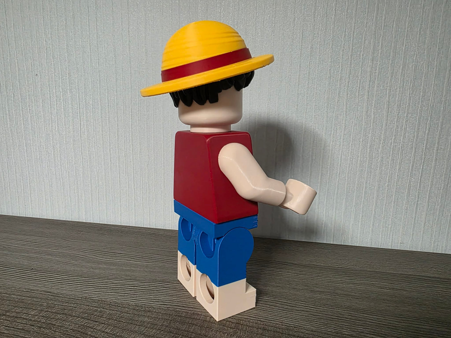3D Printed LEGO Luffy 8inches （One Piece）