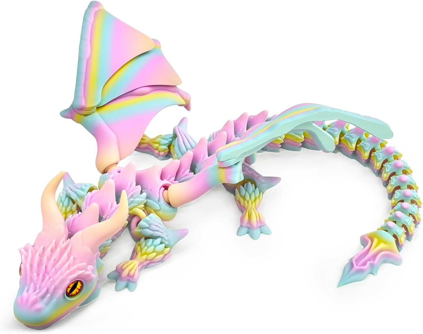 3D Printed Dragon with Wings 16.9 Inches