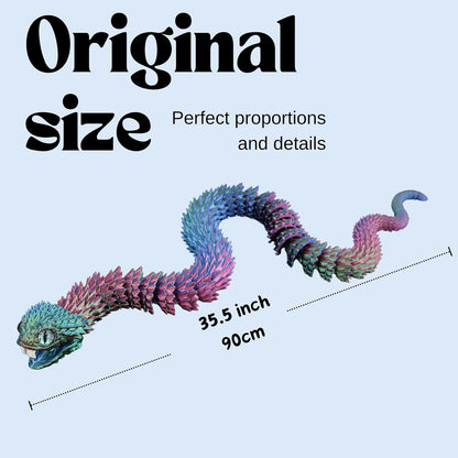 35.5-inch 3D Printed Snake