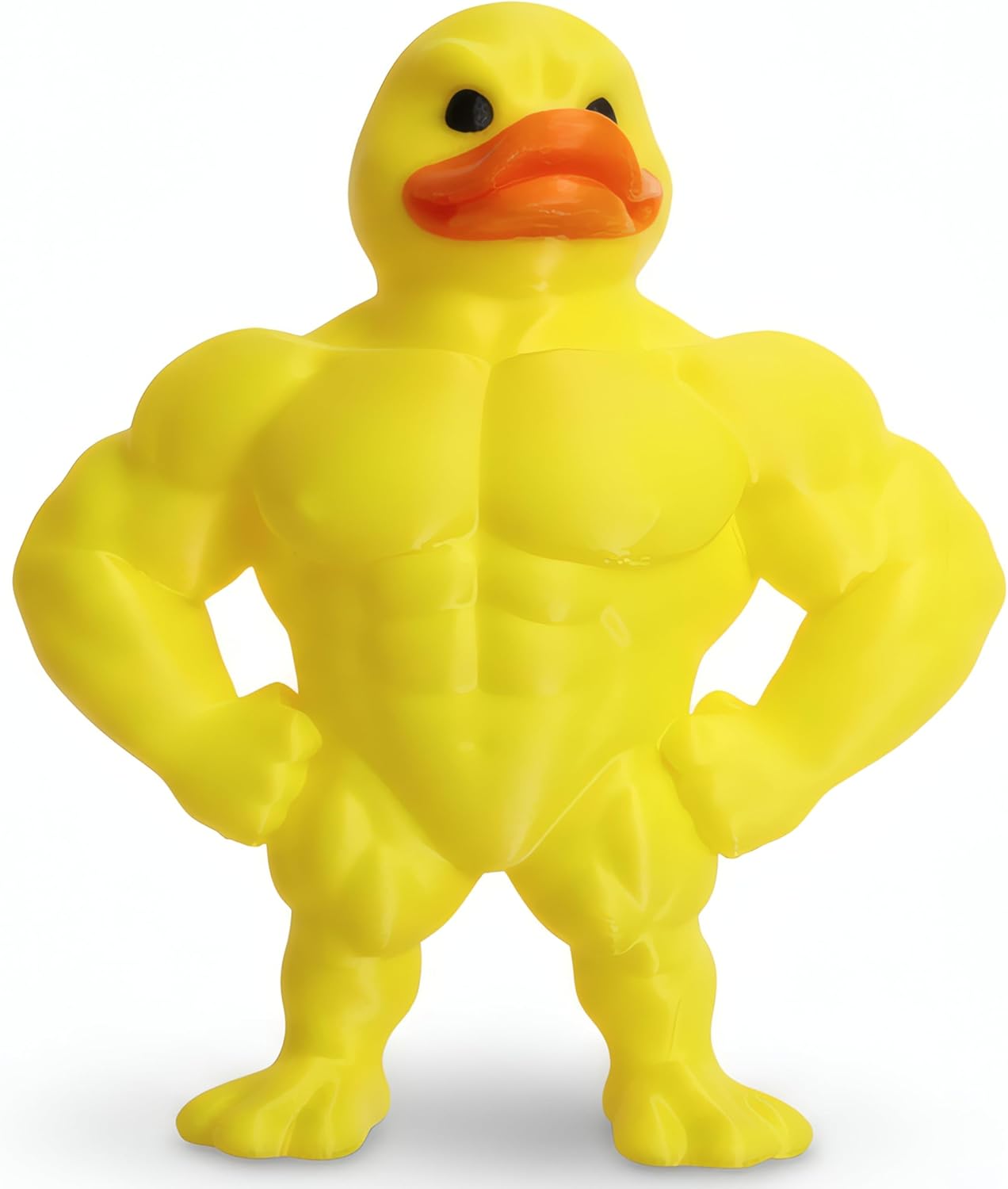 3D Printed Muscle Duck Figurine Desk Decor
