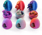 6 Pack 3D Printed Dinasaur Figures with Matching Eggs