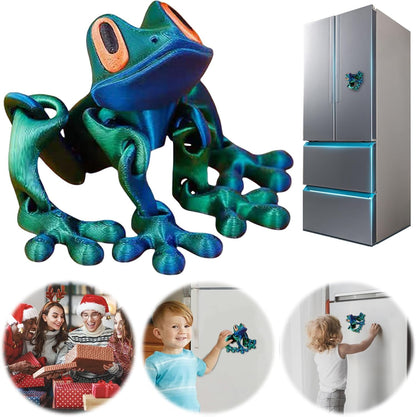 4pcs 3D Printed Magnetic Frog