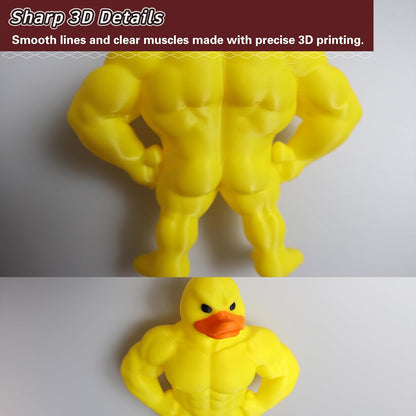 3D Printed Muscle Duck Figurine Desk Decor