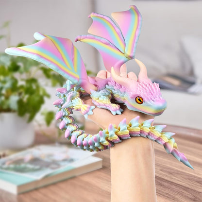 3D Printed Dragon with Wings 16.9 Inches