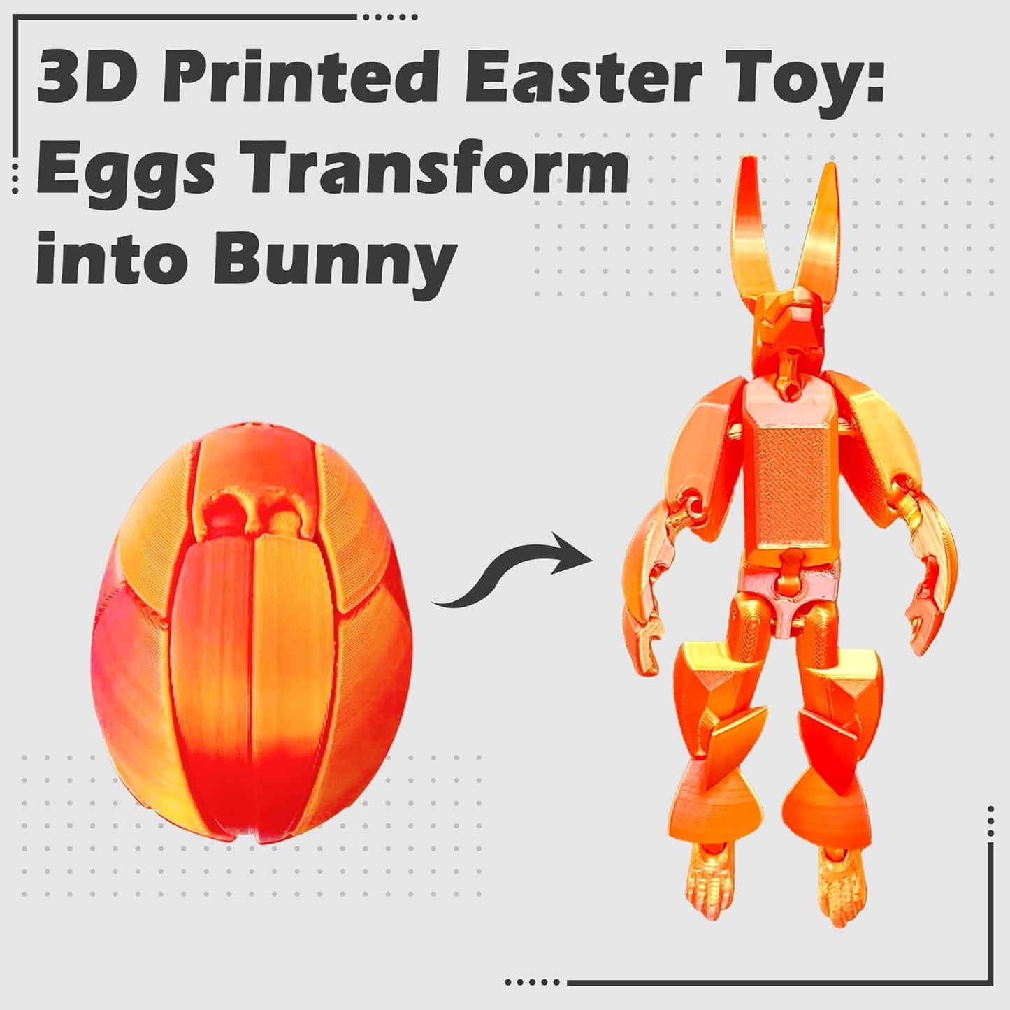 3D Printed Bunny Fidget Toys