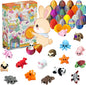 24 Pack Easter Eggs with Articulated Animals