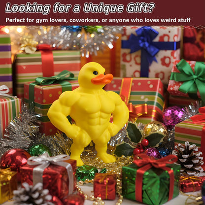 3D Printed Muscle Duck Figurine Desk Decor