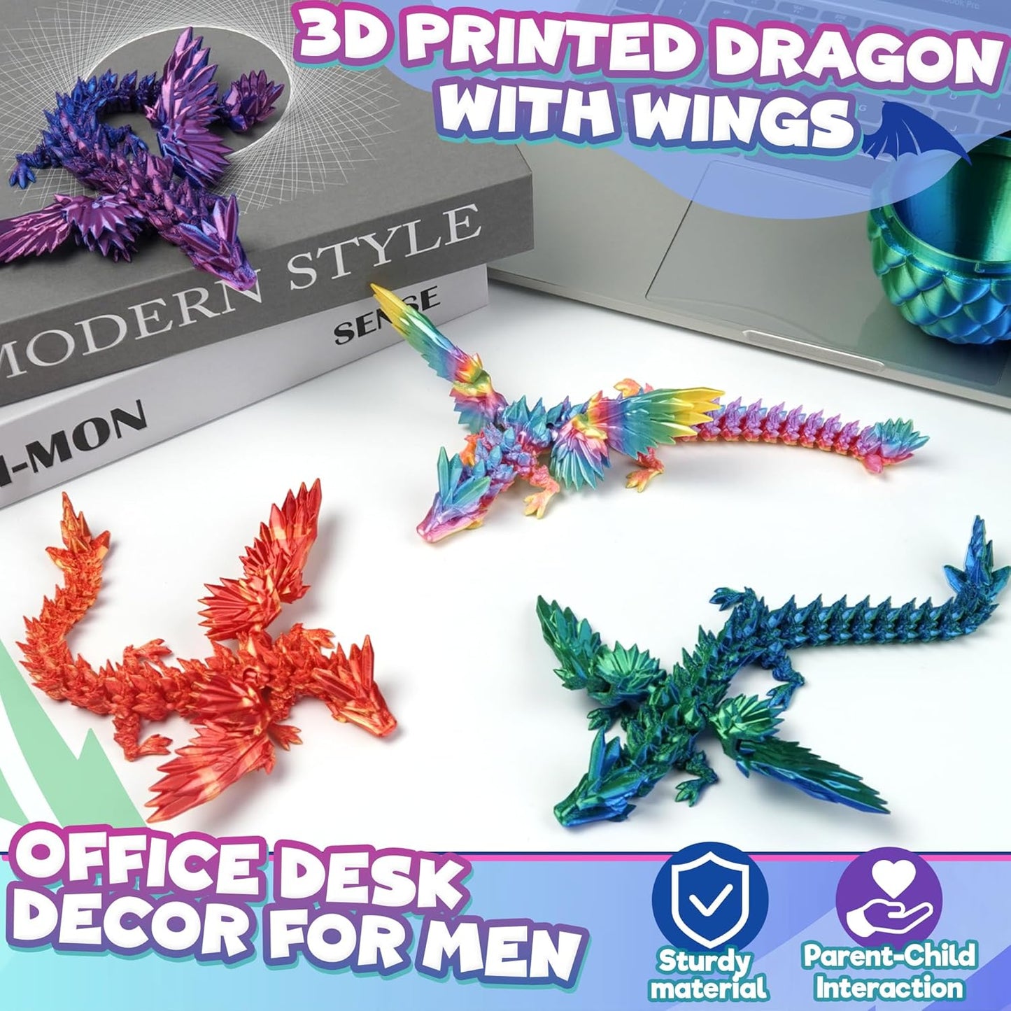 4 Pack Dragon Eggs with Wings