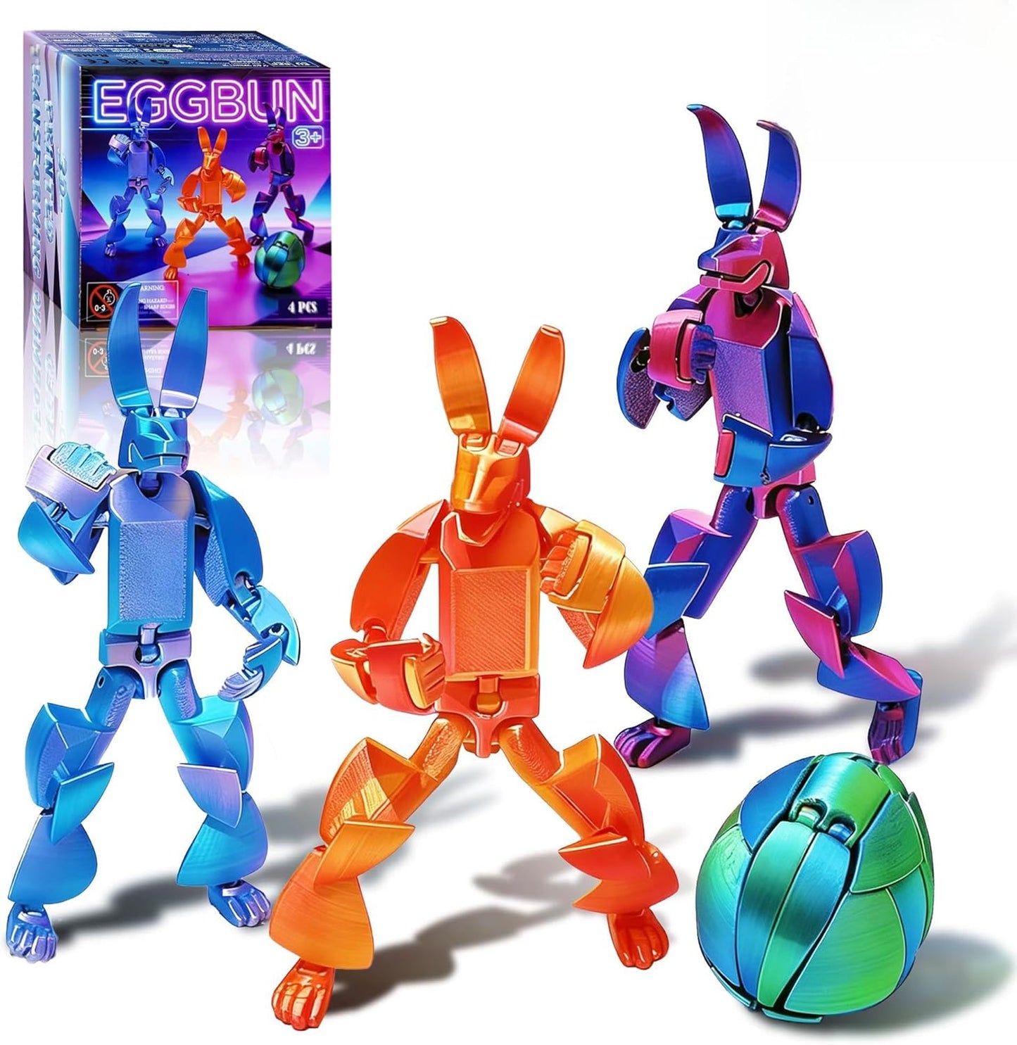 3D Printed Bunny Fidget Toys
