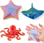 3 PCS 3D Printed Octopus, Ray & Starfish