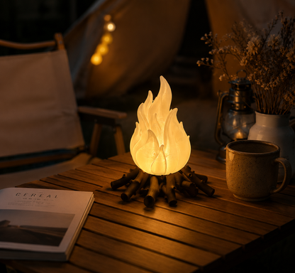 3D Printed PLA Ambient Flame Lamp（Free shipping for a limited time）