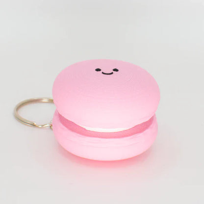 3D Printed Smiley Clicky Macaron Keychain