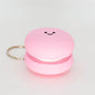 3D Printed Smiley Clicky Macaron Keychain