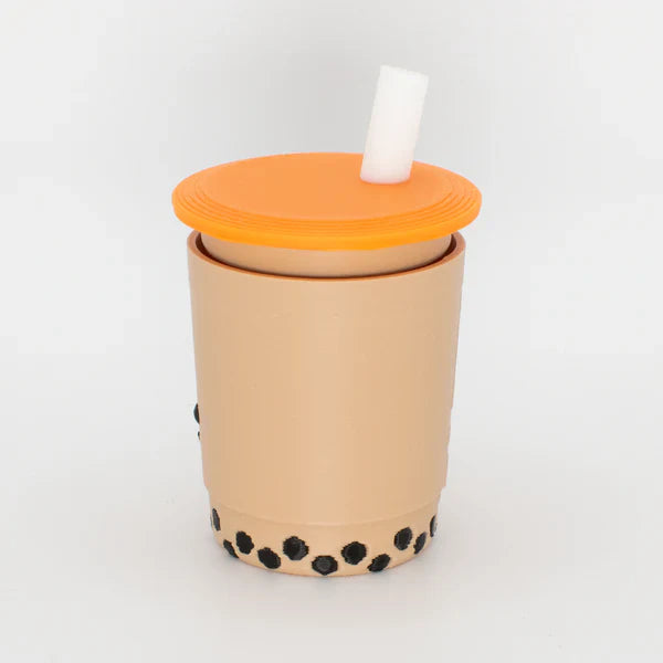 3D Printed Chewy Clicky Bubble Tea Keychain