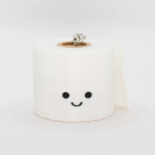 3D Printed Spinny Toilet Paper Keychain (Retired)