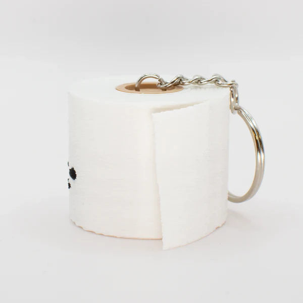 3D Printed Spinny Toilet Paper Keychain (Retired)