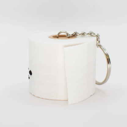 3D Printed Spinny Toilet Paper Keychain (Retired)