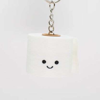 3D Printed Spinny Toilet Paper Keychain (Retired)